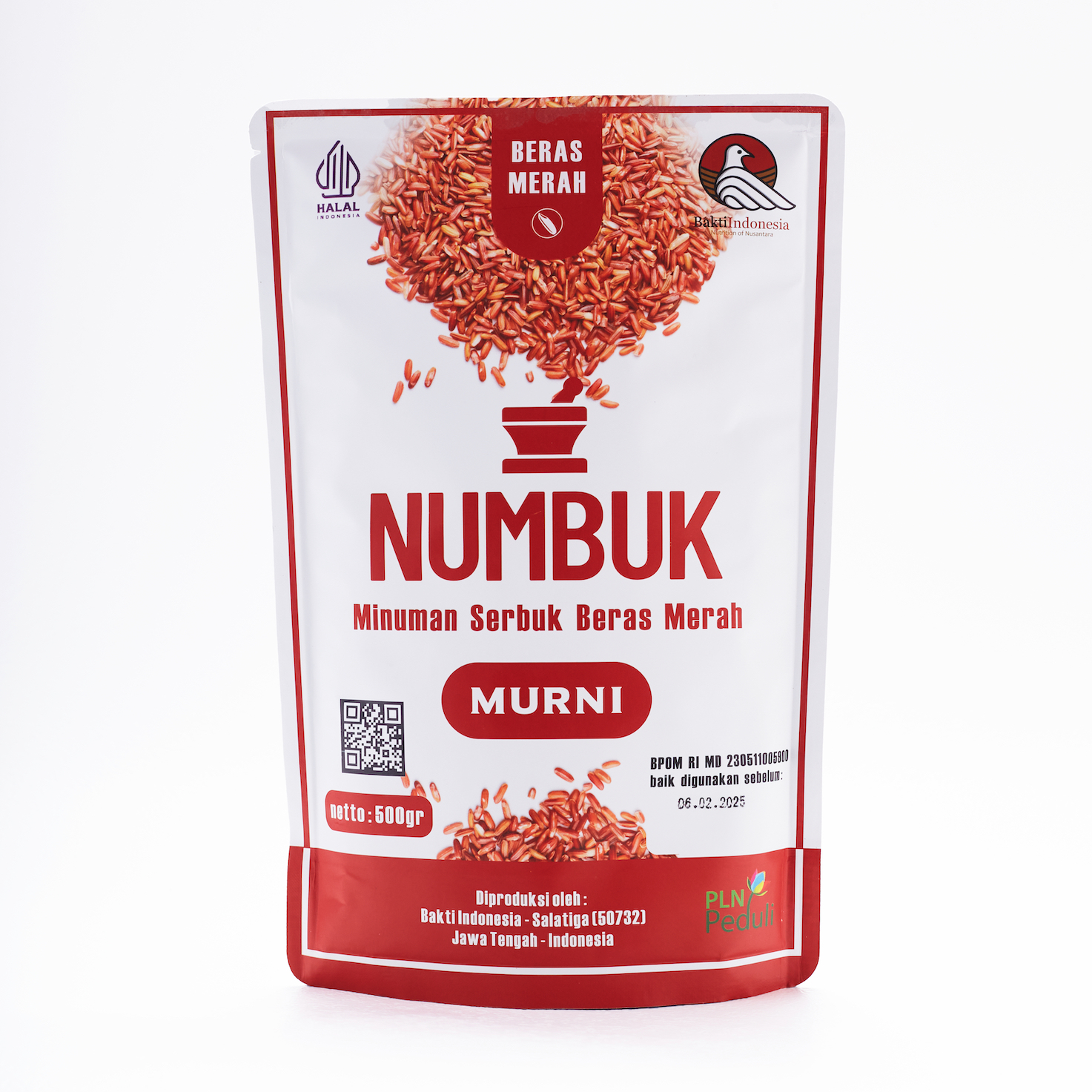 NUMBUK cereal (Organic Red Rice powder-PLAIN)
